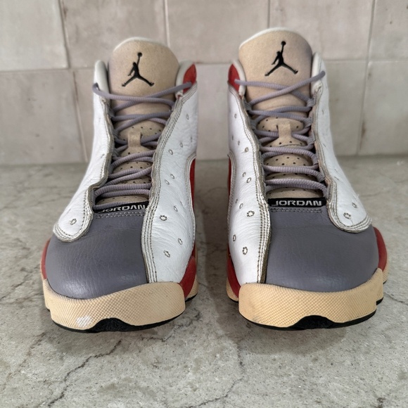 Nike Air Jordan 13 Retro Grey Toe Sneakers 2014 Men 9.5 414571-126 Leather Suede - Picture 2 of 14